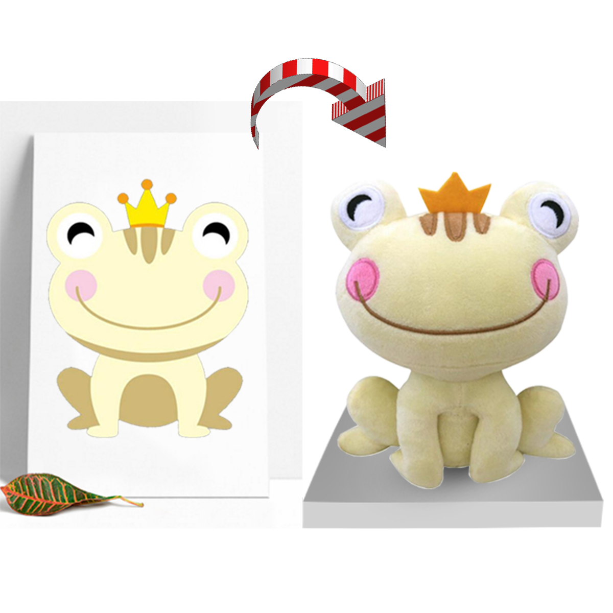 Frog prince plush toy miyan toys