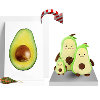 Avocado baby plush toy 2